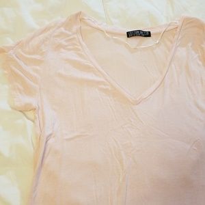 Soft baby pink tee